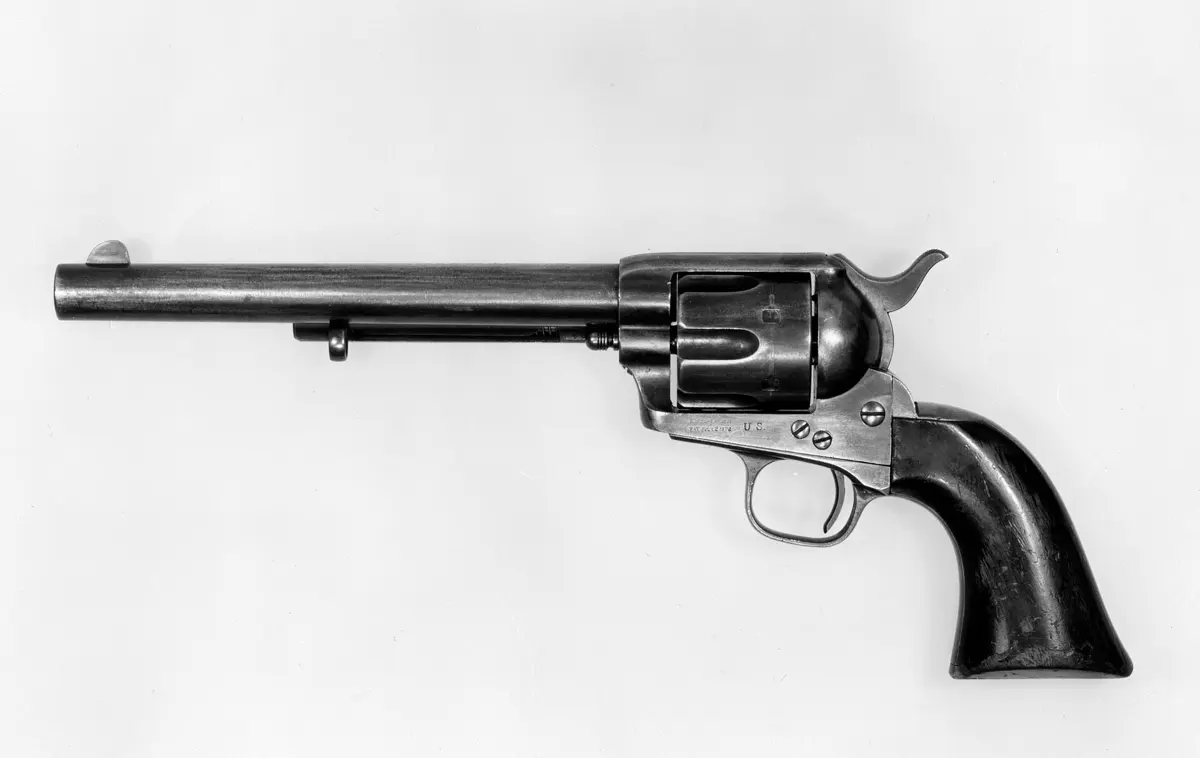 Colt Single Action Army "Peacemaker" revolver at the Metropolitan Museum of Art
