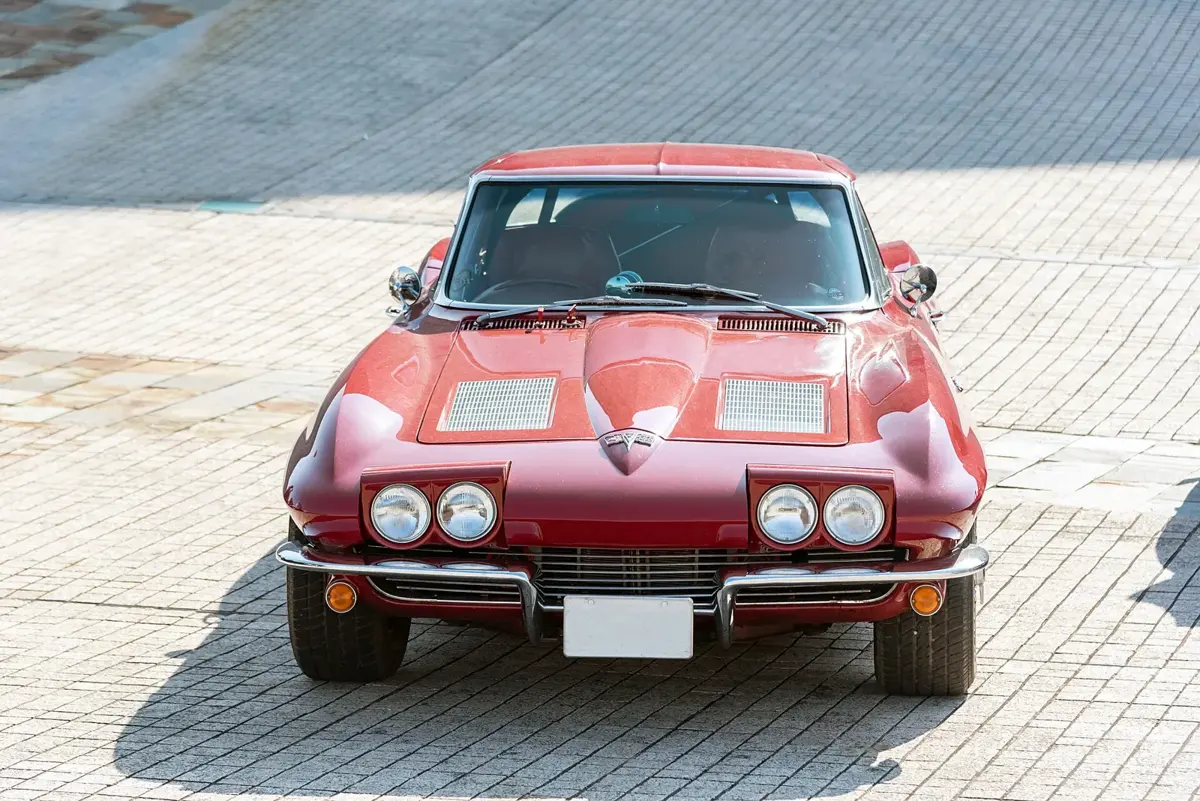A 1963 Chevrolet Corvette Sting Ray split-window coupe